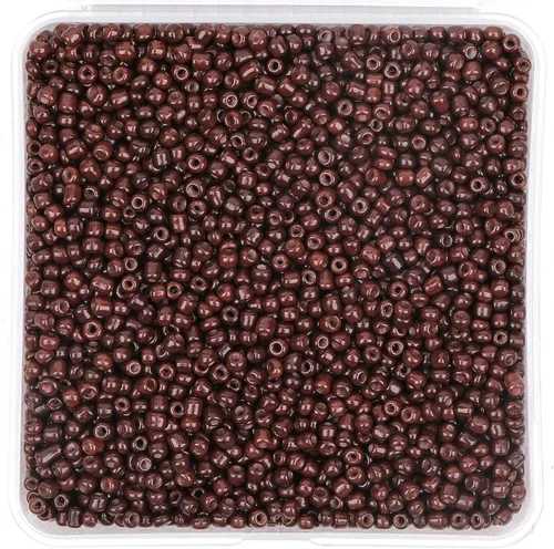 Miniatura 13 de 2mm Cuentas de Semilla Opacas Negras Aproximadamente 8000 piezas/170 gramos 12/0 Cuentas Pequeñas para Pulseras, Collares, Manualidades de Joyería