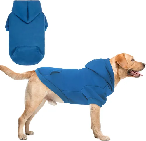 Miniatura 52 de SCENEREAL Sudadera de seguridad con capucha para perros grandes, medianos y pequeños, para niños y niñas, disfraz de perro suave con agujero para #1