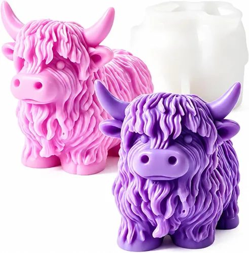 Miniatura 8 de 2 moldes de silicona con diseño de flores para velas, molde de decoración de pastel de chocolate con flores 3D, cera de jabón, resina epoxi