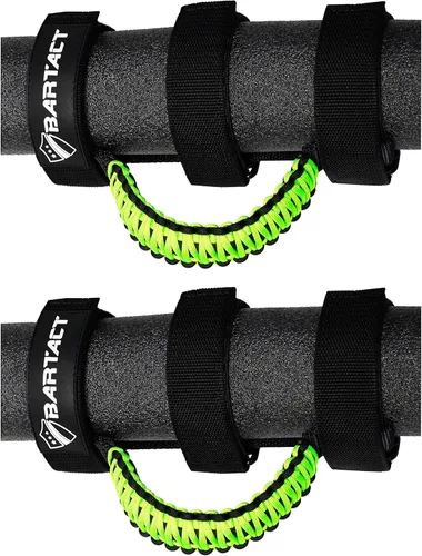 Miniatura 16 de Bartact Asas de agarre de barra antivuelco compatibles con Jeep Wrangler JL, JK, TJ, YJ y Jeep Gladiator 1955-2023 hebilla de metal mejorada, asas