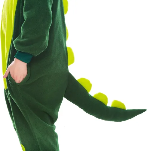 Miniatura 6 de Spooktacular Creations Unisex Child Pajama Plush jumpsuit Dinosaur Animal One Piece Halloween Costume