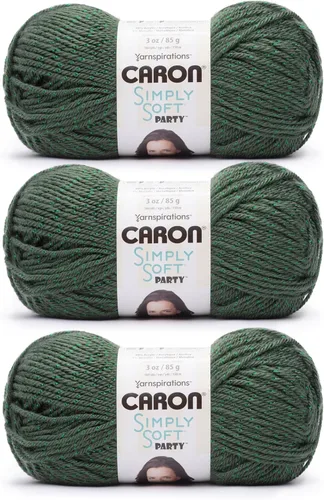 Miniatura 57 de Caron Simply Soft Abyss Speckle Yarn - Paquete de 3 unidades de 141 gramos/5 onzas - Acrílico - 4 medianos (peinado) - 235 yardas - Tejido/ganchillo