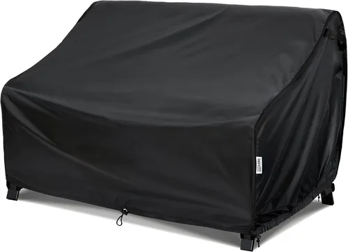 Funda impermeable para sofá biplaza para exteriores de 52×32×34 pulgadas - Tela Oxford 420D, protector de sofá de patio para todo tipo de clima con