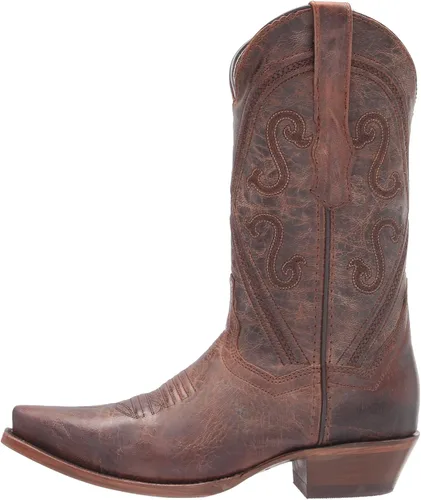Miniatura 8 de Soto Boots Botas vaqueras de cuero Cheyenne para mujer, botas vaqueras de cuero genuino, botas de vaquero hechas a mano para mujer M50041