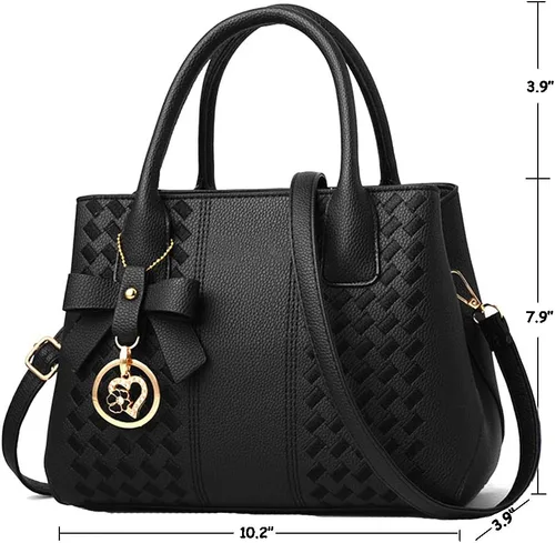 Miniatura 3 de Bolsos de mano para mujer de piel sintética de PU, bolso de hombro