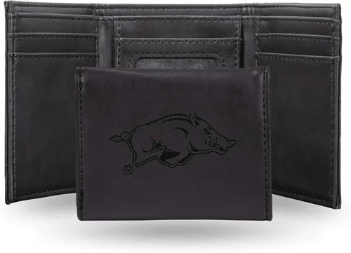 Miniatura 131 de NCAA Rico Industries - Billetera triple grabada con láser, con grabado láser, accesorio para hombre