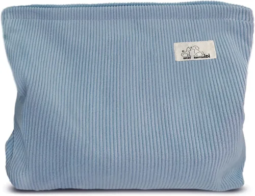 Miniatura 36 de HAPPYHEIDI Bolsa de maquillaje estética para mujer con compartimento para accesorios con cremallera para cosméticos, viajes, organizador de bolsos
