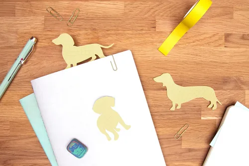 Miniatura 5 de Good Design Dog Sticky Note - Papelería de perro salchicha - Bloc de notas para perros Weiner - Regalos de perro salchicha - Notas adhesivas