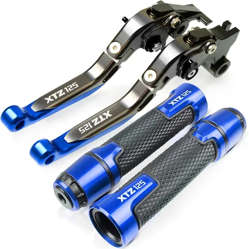 Miniatura 18 de Accesorios para Yamaha XTZ125 XTZ 125 2014 2015 motocicleta Racing accesorios CNC freno embrague palancas manillar mango motocicleta freno embrague