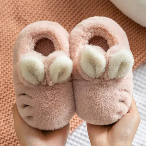 Miniatura 2 de Zapatillas de conejo suave para niños y niñas