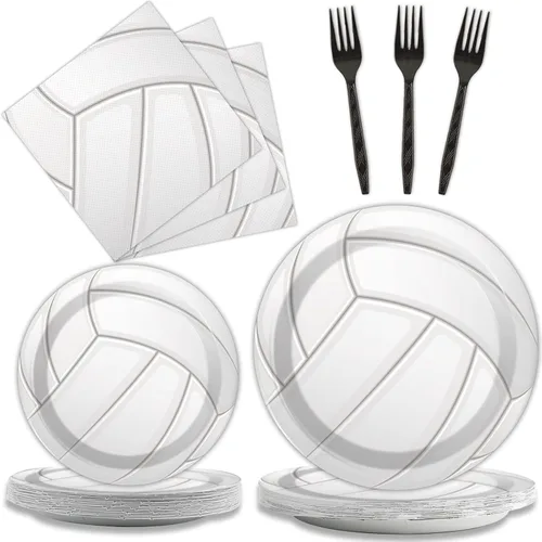 Miniatura 13 de 96 piezas de suministros de primera fiesta para niña, platos de papel rosa de un año, decoración de primer cumpleaños, color rosa, desechable, juego