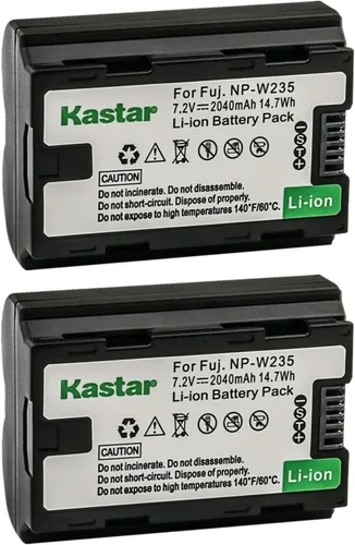 Miniatura 5 de Kastar Paquete de 1 batería de repuesto para Fujifilm NP-W235 NPW235 Batería recargable de iones de litio, cargador Fujifilm BC-W235 BCW235, cámara