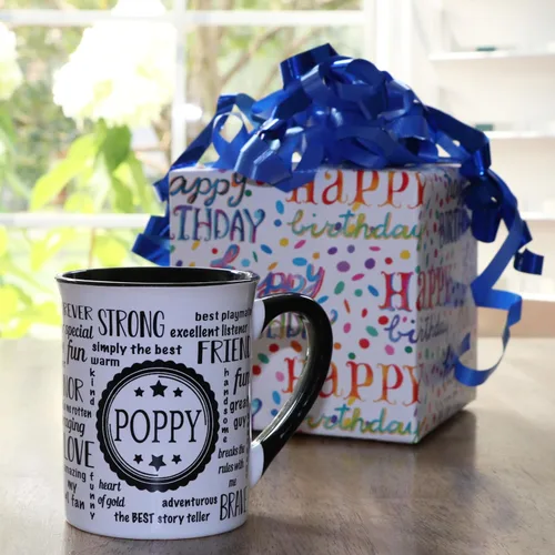 Miniatura 9 de Cottage Creek Tazas de café de cerámica Taza grande de amapola de 16 onzas Regalo ideal para abuelo, papá y papá para el día del padre