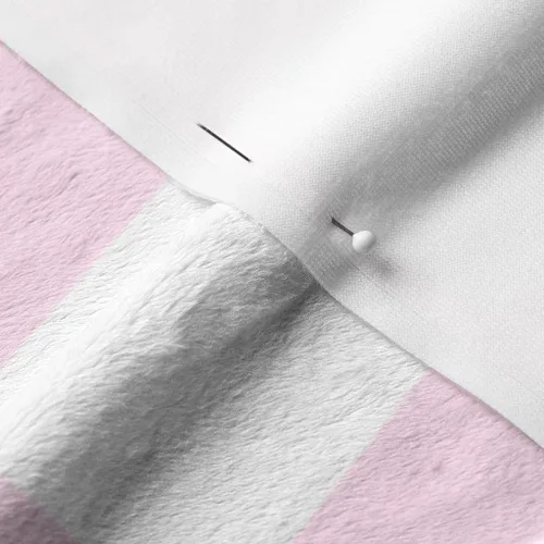 Miniatura 5 de Spoonflower Tela – Buffalo Check Pink Plaid Checks Nursery Girl Impreso en tela Minky por The Yard – Cobijas de bebé de costura edredón respaldo
