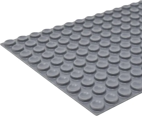 Miniatura 7 de Topes de puerta de goma autoadhesivos empotrados y protectores de pared de 0.500 pulgadas (0.500 in) x 0.140 pulgadas (0.138 in) - 5.000 piezas/caja