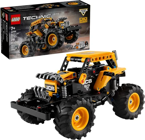 LEGO Technic Monster Jam DIGatron Camión Monstruo de Arrastre y Retorno - Juguete de Construcción para Niños, Niños y Niñas, Mayores de 7 años -