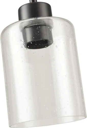 Miniatura 26 de Moderna lámpara colgante cilíndrica de cristal transparente de granja, luces de isla para cocina, mini iluminación colgante para decoración de isla