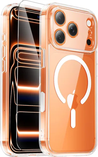 Miniatura 97 de Funda para iPhone 17 Pro Max con protector de lente de cámara [protección de grado militar de 10 pies] compatible con MagSafe a prueba de golpes