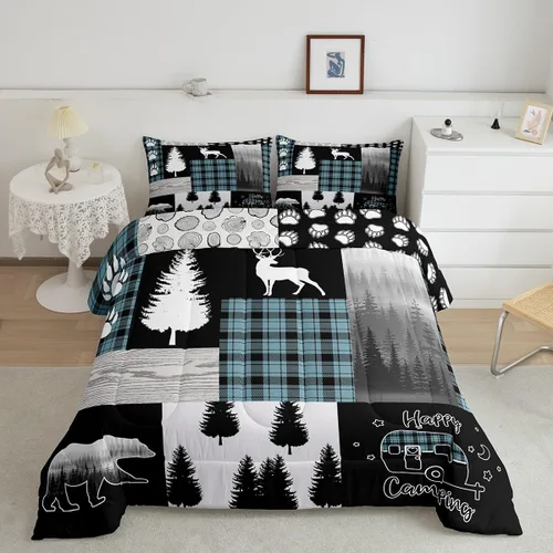Miniatura 51 de Erosebridal Juego de ropa de cama con diseño de mariposas de dibujos animados, decoración de habitación de niñas, animales salvajes, mariposas rosas