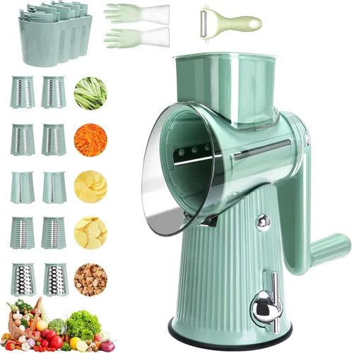 5 en 1 rallador de queso rotativo rebanador de verduras rallador de queso giratorio con mango le d affaires 5 en 1 trituradora de queso manivela