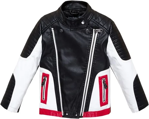 Miniatura 2 de Chaquetas piloto de motocicleta de cuero para niños