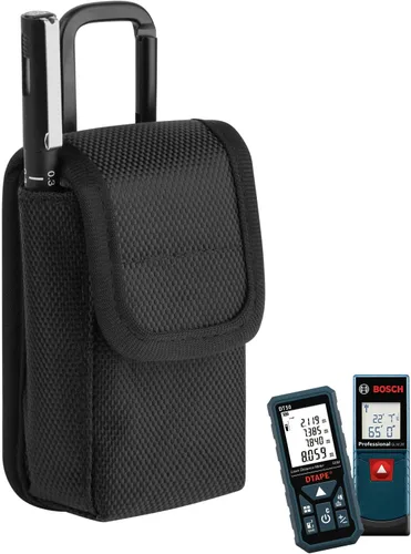 Funda de medición láser 1680D compatible con Bosch GLM20 Blaze de 65 pies de distancia láser y medición láser DTAPE DT50 de 165 pies y GLM100-23,