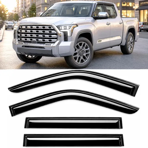 Miniatura 18 de Protectores de lluvia adhesivos 2017-2022 para Honda CR-V Viseras deflectoras de ventana lateral LX EX EX-L Touring 3D onduladas estilo JDM CRV