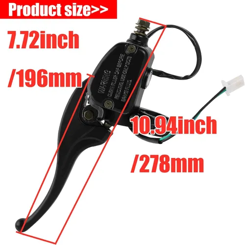 Miniatura 2 de Cilindro maestro de freno delantero izquierdo compatible con Polaris Sportsman Magnum Scrambler Big Boss Hawkeye Sport Trail Blazer Worker Xpedition