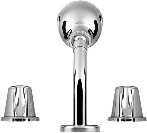 Miniatura 2 de Pfister Cabezal de ducha LG07-3110, piezas de repuesto, 2 duchas con manijas de metal Verve, cromo pulido