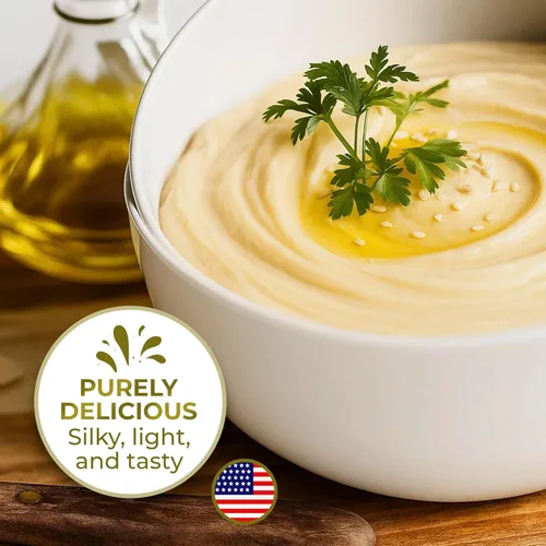 Miniatura 5 de Kevala Tahini de sésamo orgánico – USDA orgánico, proyecto sin OMG verificado y certificado Kosher (16 onzas (paquete de 5))
