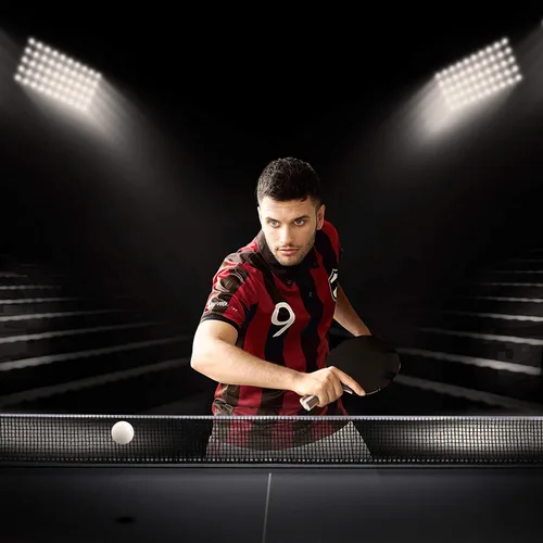 Miniatura 5 de Apex - Paletas de ping pong de carbono Palas de tenis de mesa profesionales con fibra de carbono, goma de primera calidad y funda protectora