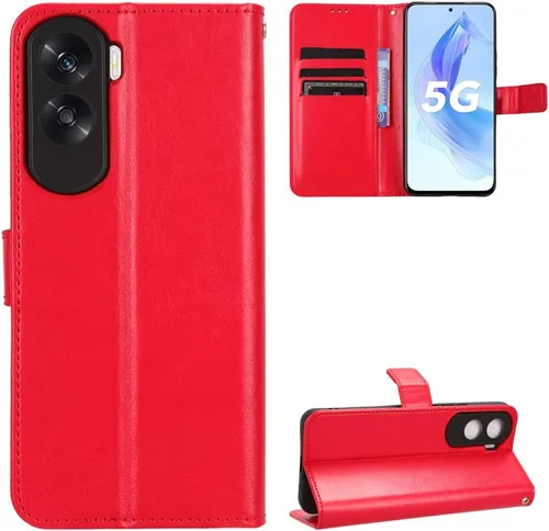 Miniatura 20 de Funda para Honor X50i, funda de cuero con tapa para Honor X50i 5G CRT-AN00 Case Gold Oro