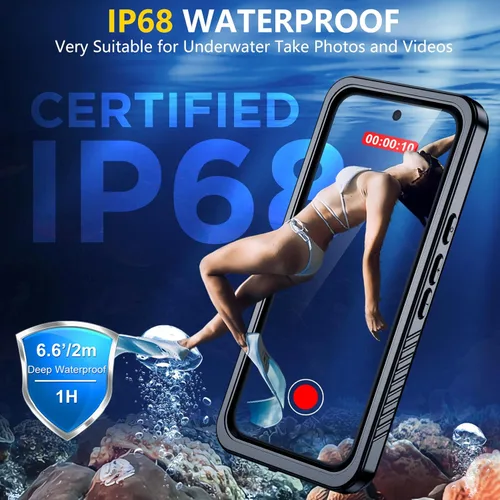 Miniatura 3 de SPIDERCASE Funda impermeable para Google Pixel 10 Pro XL, protección contra caídas de grado militar de 12 pies, resistencia al agua IP68, protector