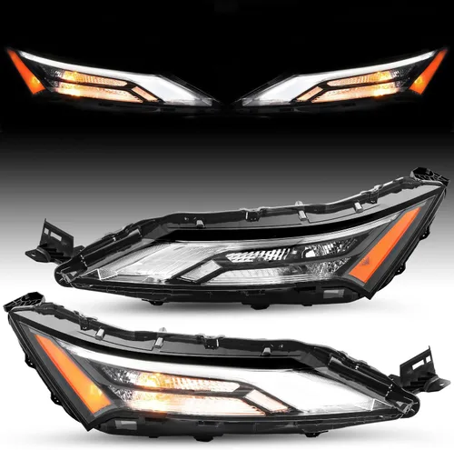 JSBOYAT Repuesto superior de faros delanteros DRL para Nissan Rogue S, SL, SV 2021 2022 2023, estilo OE para el lado del conductor y del pasajero,
