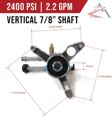 Miniatura 2 de The ROP Shop Bomba OEM Annovi Reverberi para lavadora a presión se adapta a Troy Bilt 020676, 020676A, 020415