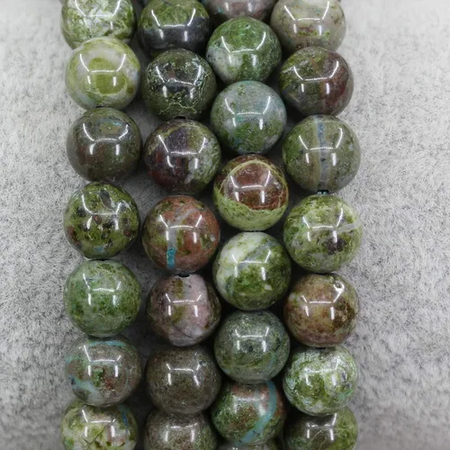 Miniatura 39 de Amandastone Pulsera elástica de cuentas redondas de 0.315 in con piedras preciosas naturales de 7 pulgadas