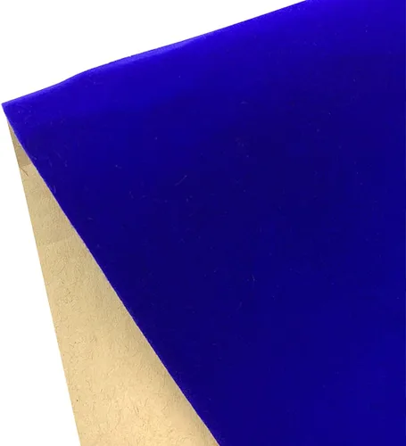 Miniatura 8 de Queenbox Tela de terciopelo adhesiva de 7.8 x 57 pulgadas para caja de joyería, parche de franela sólido adhesivo en la parte trasera multiusos