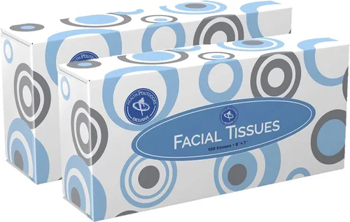 Miniatura 6 de HAO Pañuelos faciales [hogar y negocios] Caja de 100 unidades de papel de seda estándar de 2 capas