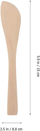 Miniatura 3 de DOITOOL 20 cuchillos de mantequilla de madera, esparcidores de queso de gelatina de 5.9 pulgadas, esparcidores de mermelada de pan, mini espátulas