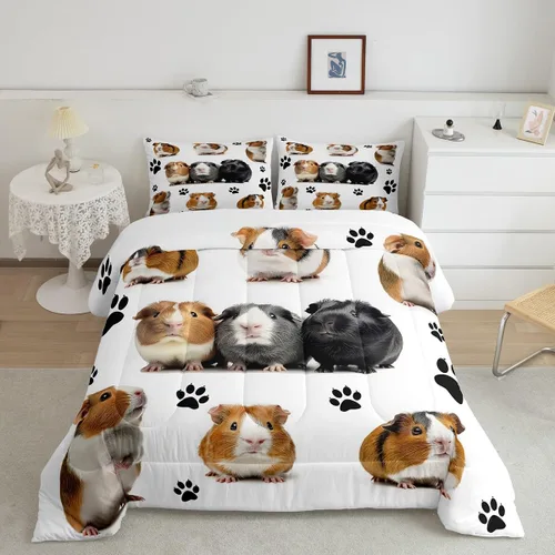 Miniatura 41 de Erosebridal Juego de ropa de cama individual para niñas, juego de edredón de juegos para niños, juego de cama de juegos para niños, color naranja