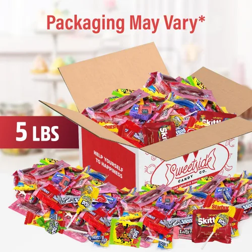 Miniatura 2 de Dulces a Granel Envueltos Individualmente - Parade Kid's Dream, 5 libras de Bolsa de Mezcla Variada para Fiestas Envueltas Individualmente, Dulces