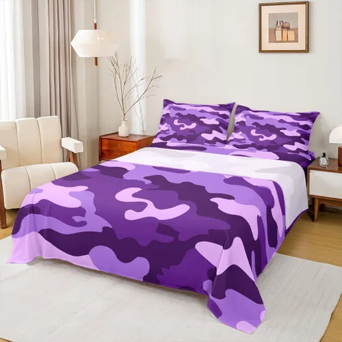 Miniatura 26 de Sábana bajera ajustable de 3 piezas con estampado de leopardo, tamaño individual, juego de ropa de cama de piel de guepardo para niños, bolsillo