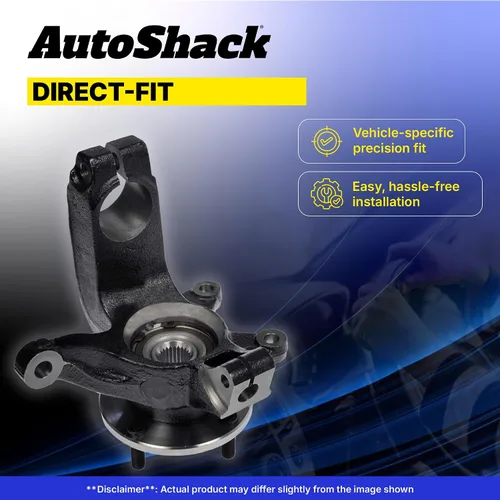 Miniatura 3 de AutoShack Conjunto de cojinetes de cubo de dirección y cubo de rueda con carga frontal, lado del conductor para Ford & Mercury, Escape 2005-2012