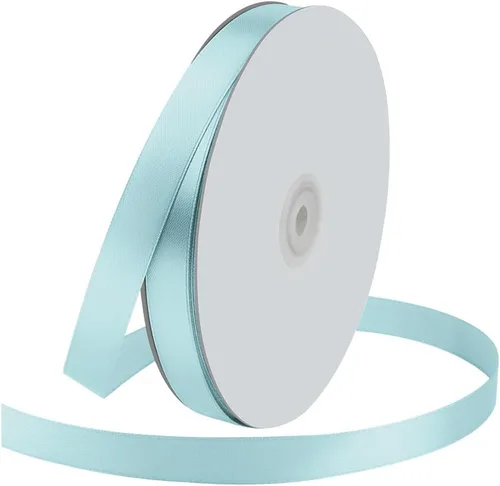 Miniatura 40 de Cinta de satén azul marino de una sola cara de 1-1/2 pulgadas de ancho x 100 yardas, uso de cinta azul real para ramo de lazos, envoltura