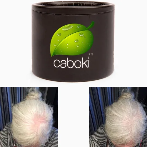 Miniatura 16 de Solución para cabello ralo - Fibras totalmente naturales a base de plantas para una apariencia más completa y gruesa. Cubre instantáneamente
