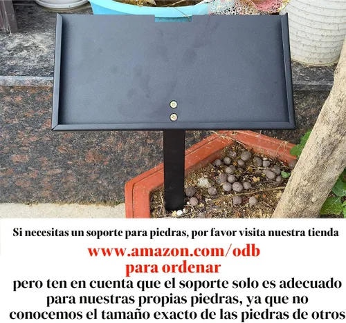 Miniatura 6 de ODB Piedras conmemorativas personalizadas para mascotas, piedra conmemorativa de jardín de granito negro grabada con foto, regalos para alguien que