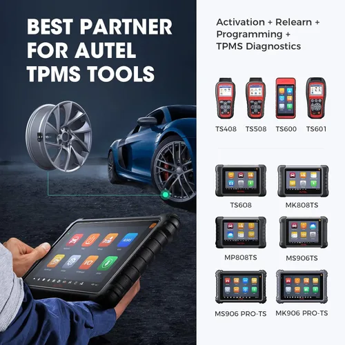 Miniatura 8 de Autel Sensor TPMS, sensor MX-2 en 1 (315 MHz + 433 MHz) para el 99% de los automóviles, programación inalámbrica 100% clonable, igual que