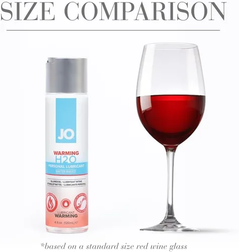 Miniatura 3 de JO H₂O - Lubricante de calentamiento personal a base de agua para parejas e intimidad, 4 onzas líquidas