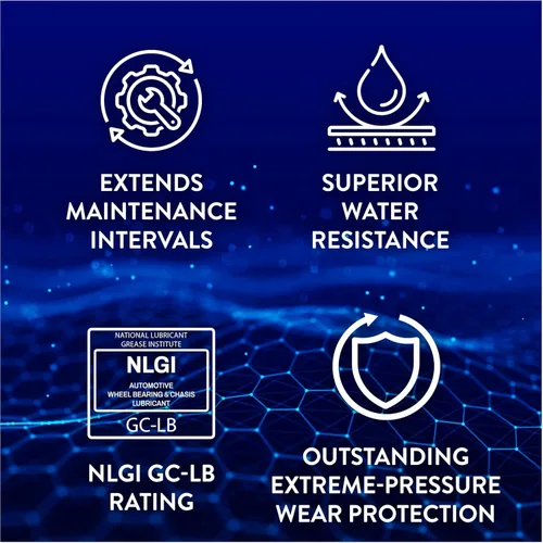 Miniatura 5 de AtomLube Grasa roja ultra resistente Grasa para rodamientos de ruedas para accesorios de semirremolque Lubricante impermeable y de alta