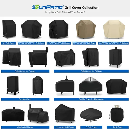 Miniatura 9 de SunPatio Funda para ahumador eléctrico de 30 pulgadas, cubierta vertical cuadrada impermeable resistente para ahumador, cubierta digital